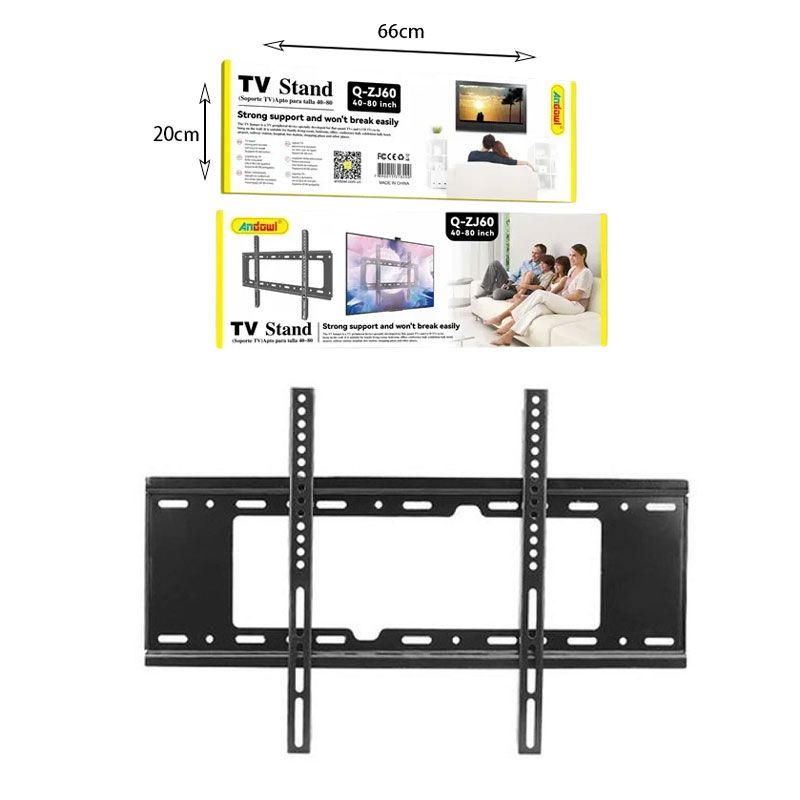 Andowl Βάση τηλεόρασης τοίχου 40-80 inch και 50kg Q-ZJ60 - Wall Mount TV Stand ANDOWL