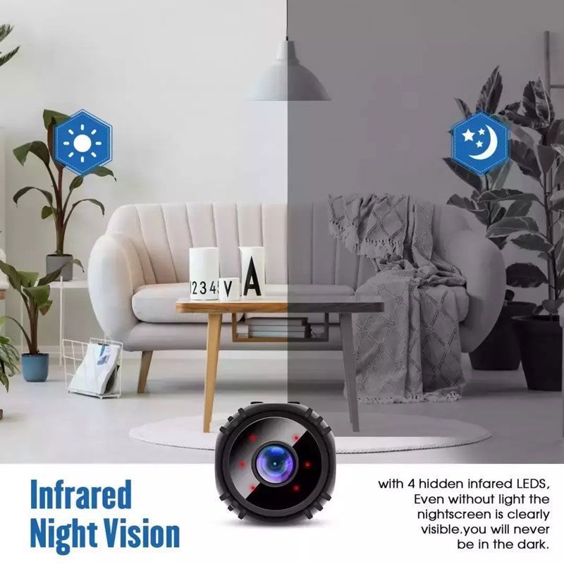 Andowl Κρυφή Κάμερα WiFi 1080p με Υποδοχή για Κάρτα Μνήμης και Ανιχνευτή Κίνησης Q-S710 - Mini WIFI USB IP Camera ANDOWL