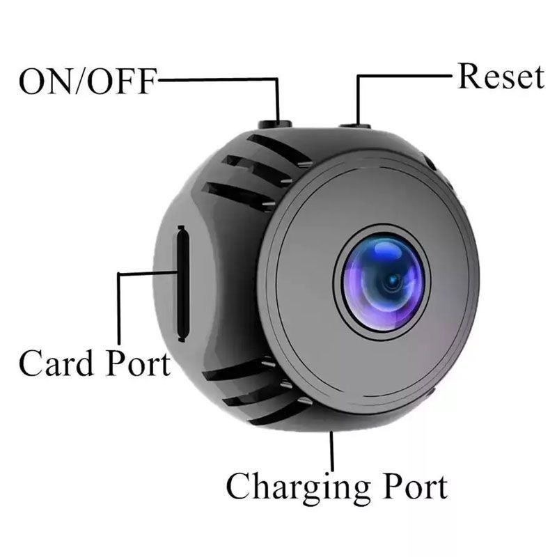 Andowl Κρυφή Κάμερα WiFi 1080p με Υποδοχή για Κάρτα Μνήμης και Ανιχνευτή Κίνησης Q-S710 - Mini WIFI USB IP Camera ANDOWL