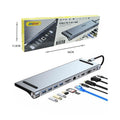 Andowl Q-HU990 USB-C Docking Station με HDMI 4K PD Ethernet ANDOWL