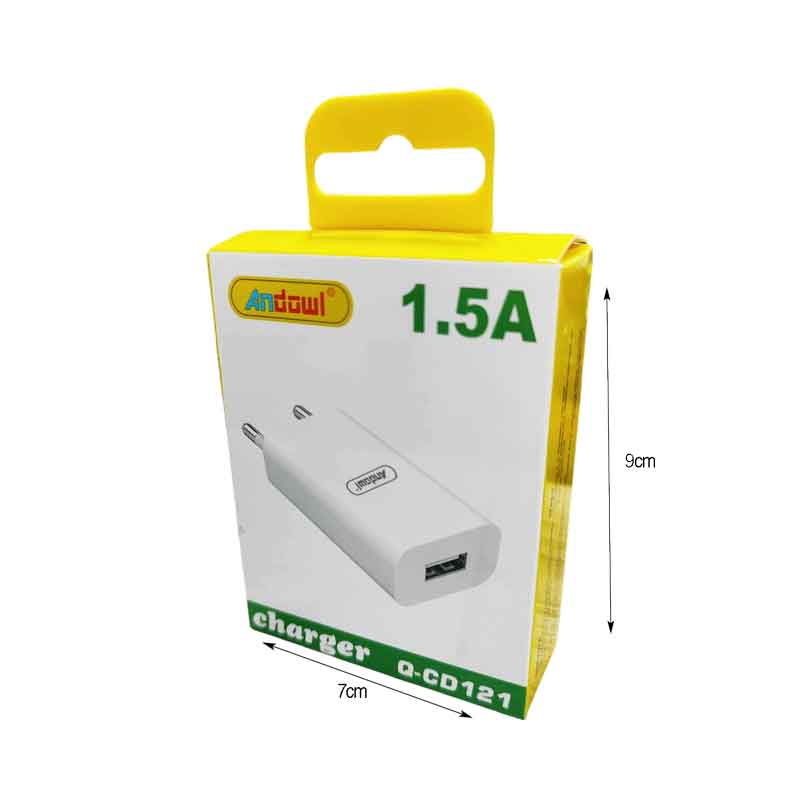 Andowl Φορτιστής κινητού με USB 1.5A Q-CD121 - Mobile charger with USB ANDOWL