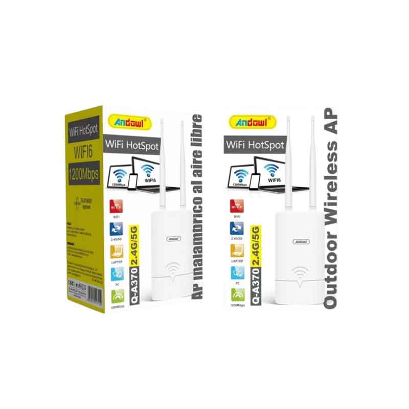 Andowl Ασύρματο Router Wi‑Fi HotSpot - WiFi Outdoor Wireless AP ANDOWL