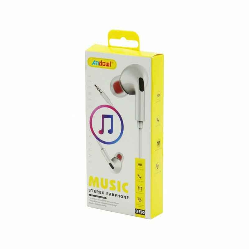 Andowl Ενσύρματα Ακουστικά με AUX 3.5mm Q-E90 - Earphone ANDOWL