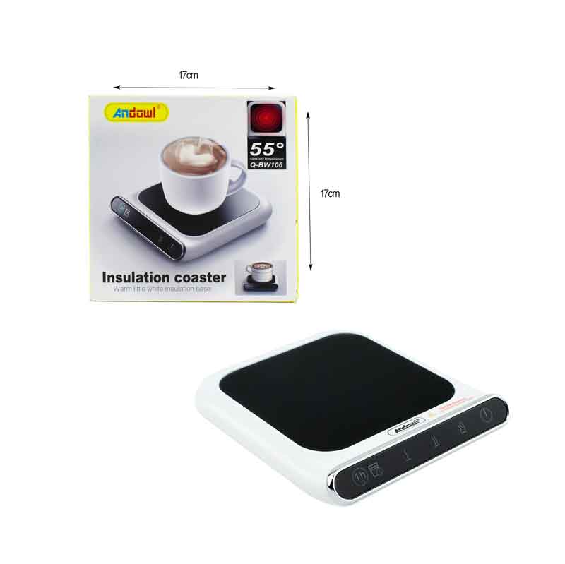 Andowl Ηλεκτρική Θερμαινόμενη Εστία Q-BW106 - Ibsulation Coaster ANDOWL