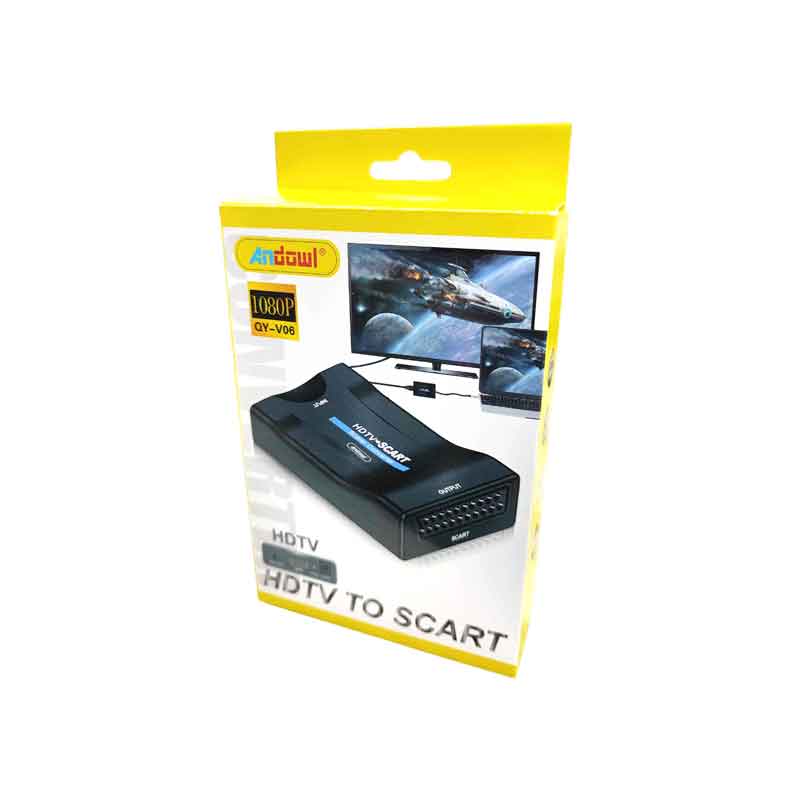 Andowl Μετατροπέας εικόνας και ήχου HDTV σε SCART QY-V06 - HDTV to SCART ANDOWL