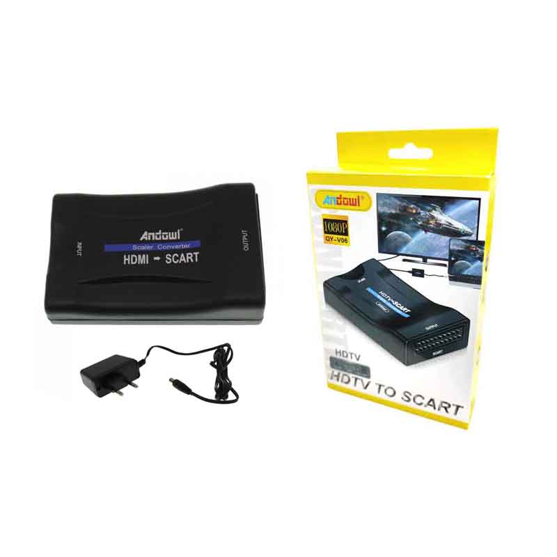 Andowl Μετατροπέας εικόνας και ήχου HDTV σε SCART QY-V06 - HDTV to SCART ANDOWL