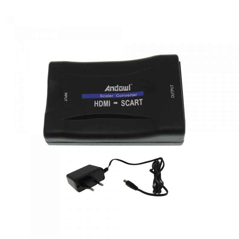 Andowl Μετατροπέας εικόνας και ήχου HDTV σε SCART QY-V06 - HDTV to SCART ANDOWL