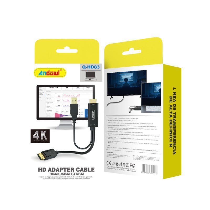 Andowl HD Αντάπτωρας καλωδίου Q-HD83 - HD Adapter Cable ANDOWL