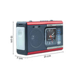 Andowl Φορητό Ραδιόφωνο Μπαταρίας με USB Q-FM40 - Radio - Ασημί ANDOWL
