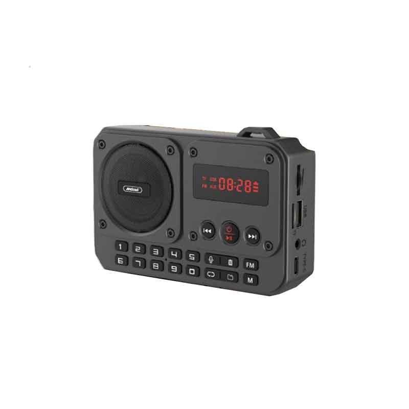 Andowl Επαναφορτιζόμενο Ψηφιακό Ραδιόφωνο Q-SY60 - Multi Function Radio - Ασημί - Κόκκινο - Μαύρο - Μπλε - Μωβ - Ροζ ANDOWL