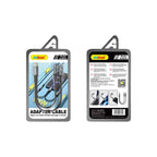 Andowl Αντάπτορας Καλώδιο Type-C σε 3.5mm Female και Type-C Female Q-HD78 - Adapter Cable ANDOWL