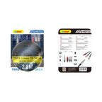 Andowl Καλώδιο ήχου TRRS 3.5mm σε 3RCA 2.0M Q-HD722 - Audio cable ANDOWL