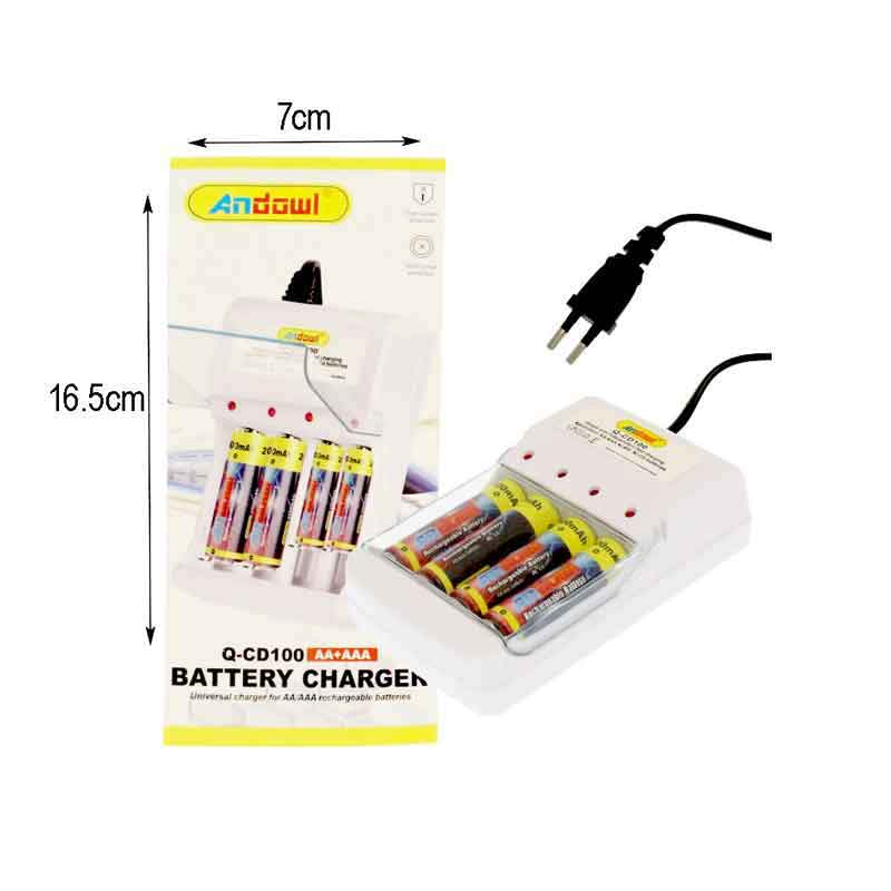 Andowl Φορτιστής μπαταρίας Ni-MH Μεγέθους AA/AAA Q-CD100 - Battery charger OEM
