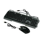 Andowl Σετ Gaming Πληκτρολόγιο με RGB φωτισμό & Ποντίκι (Αγγλικό US) Q-808 – Gaming Keyboard & Mouse ANDOWL
