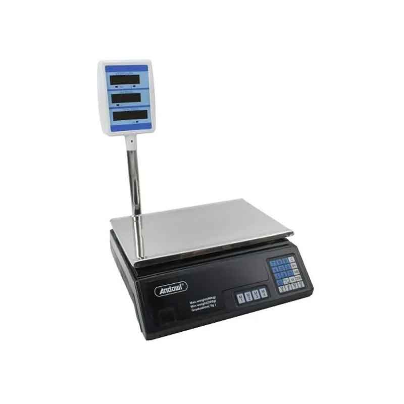 Andowl Ηλεκτρονική ζυγαριά 40KG τριπλής οθόνης ACS-D1- Electronic Scale ANDOWL
