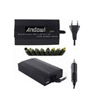 Andowl Universal Φορτιστής Laptop 120W 24V με Αποσπώμενο Καλώδιο Τροφοδοσίας και με σετ βυσμάτων Q-A23 - Power Adaptor ANDOWL