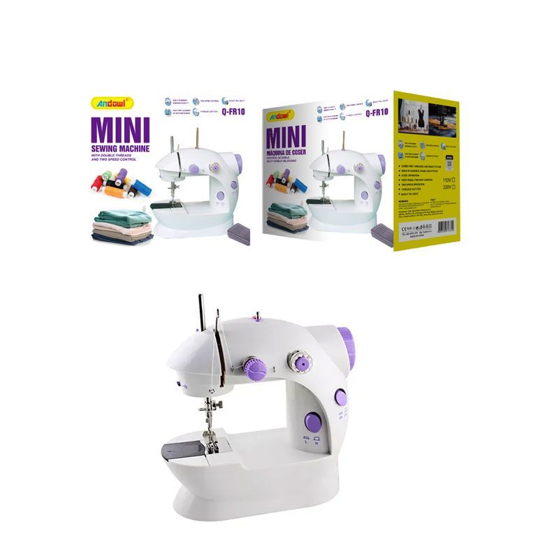 Andowl Φορητή μίνι ραπτομηχανή ρούχων Q-FR10 - Mini Sewing Machine ANDOWL