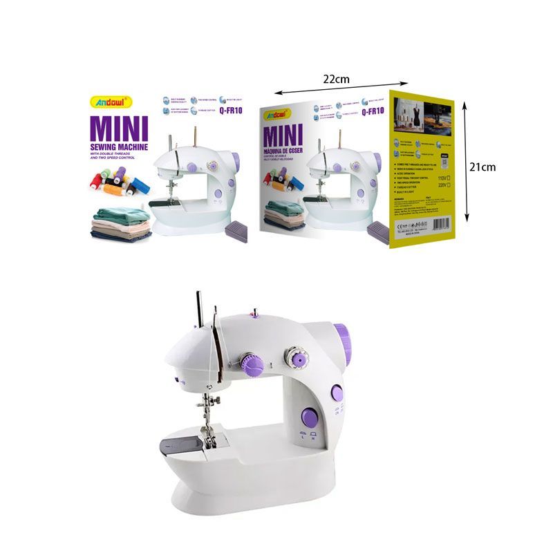 Andowl Φορητή μίνι ραπτομηχανή ρούχων Q-FR10 - Mini Sewing Machine ANDOWL