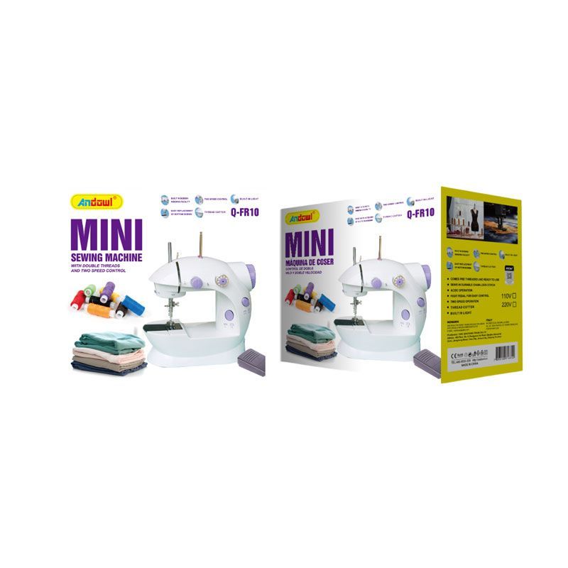 Andowl Φορητή μίνι ραπτομηχανή ρούχων Q-FR10 - Mini Sewing Machine ANDOWL