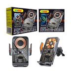 Andowl Q-WX660 Βάση Κινητού Αυτοκινήτου και Ασύρματη Φόρτιση 20W - Car Wireless Charging ANDOWL