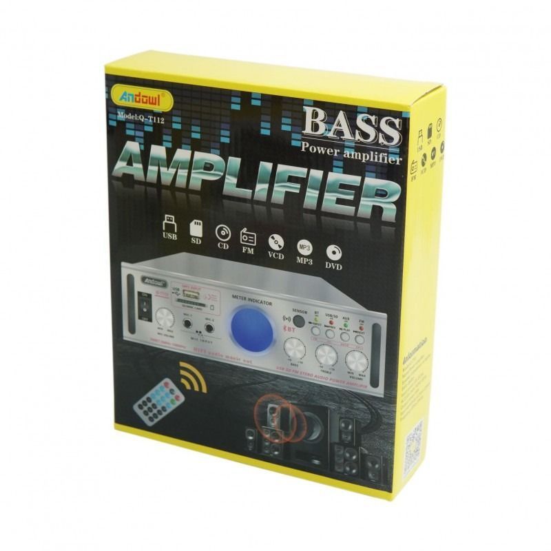 Andowl Ενισχυτής με λειτουργία Karaoke Q-T112 - Power Amplifier ANDOWL