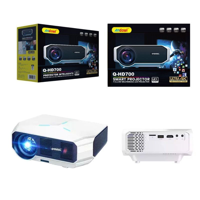 Andowl Προτζέκτορας Λάμπας LED Q-HD700 - Smart Projector OEM