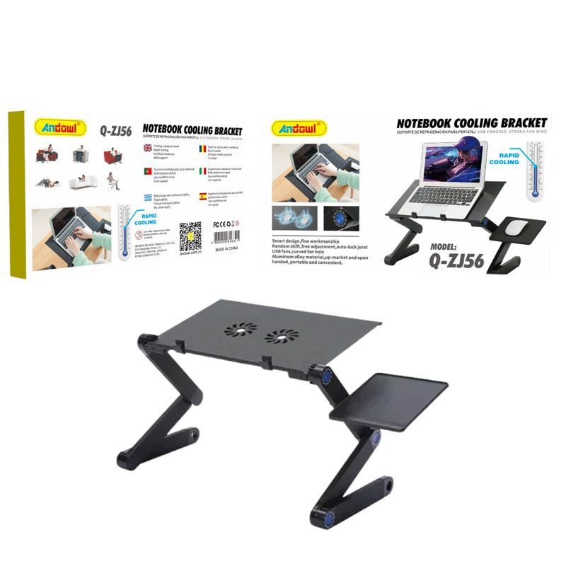 Andowl Q-ZJ56 Βάση για Laptop Με Ανεμιστηρα - Notebook Cooling Bracket ANDOWL