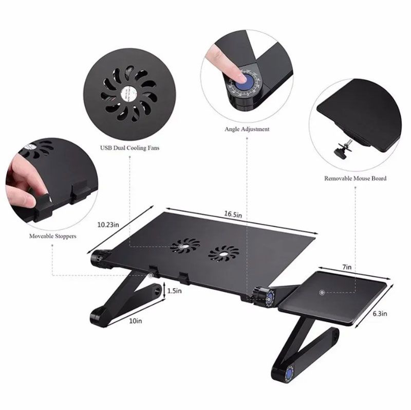 Andowl Q-ZJ56 Βάση για Laptop Με Ανεμιστηρα - Notebook Cooling Bracket ANDOWL