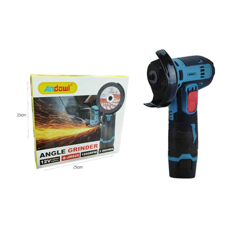 Andowl Γωνιακός Τροχός Με Μπαταρία 12V Q-JM825 - Angle grinder ANDOWL