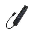 Andowl USB 3.0 Hub 8 Θυρών με σύνδεση USB-C Q-HU300B - Card Reader ANDOWL