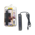Andowl USB 3.0 Hub 8 Θυρών με σύνδεση USB-C Q-HU300B - Card Reader ANDOWL