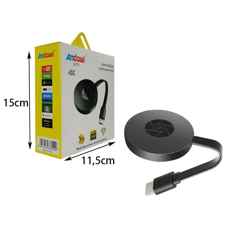 Andowl Δέκτης Smart TV Stick TV Receiver Full HD με Wi-Fi / HDMI Q-713 OEM