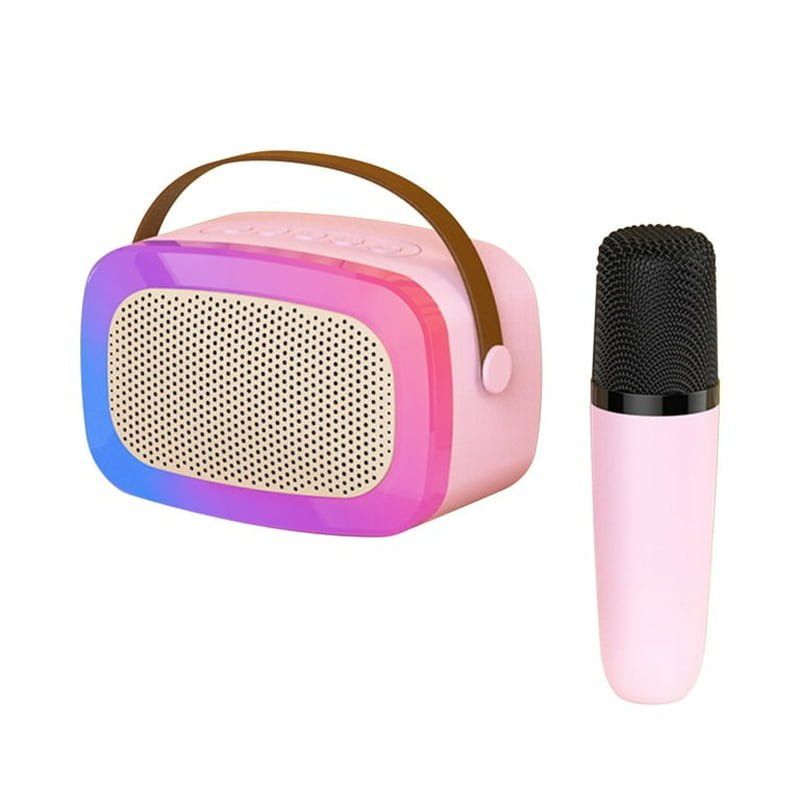 Ksong Artifact Karaoke-V66 Φορητό Ηχείο με Μικρόφωνο για Καραόκε - Karaoke Music Speaker 5W - Λευκό Ksong