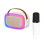 Ksong Artifact Karaoke-V66 Φορητό Ηχείο με Μικρόφωνο για Καραόκε - Karaoke Music Speaker 5W - Μπεζ Ksong