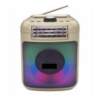 Επαναφορτιζόμενο FM ράδιο 3" KTF-1421 - ΑΜ/FM/SW 3 band radio with USB/TF music player - Καφέ OEM