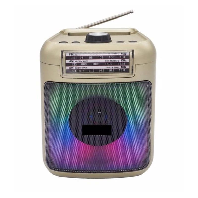 Επαναφορτιζόμενο FM ράδιο 3" KTF-1421 - ΑΜ/FM/SW 3 band radio with USB/TF music player - Σαμπανιζέ OEM