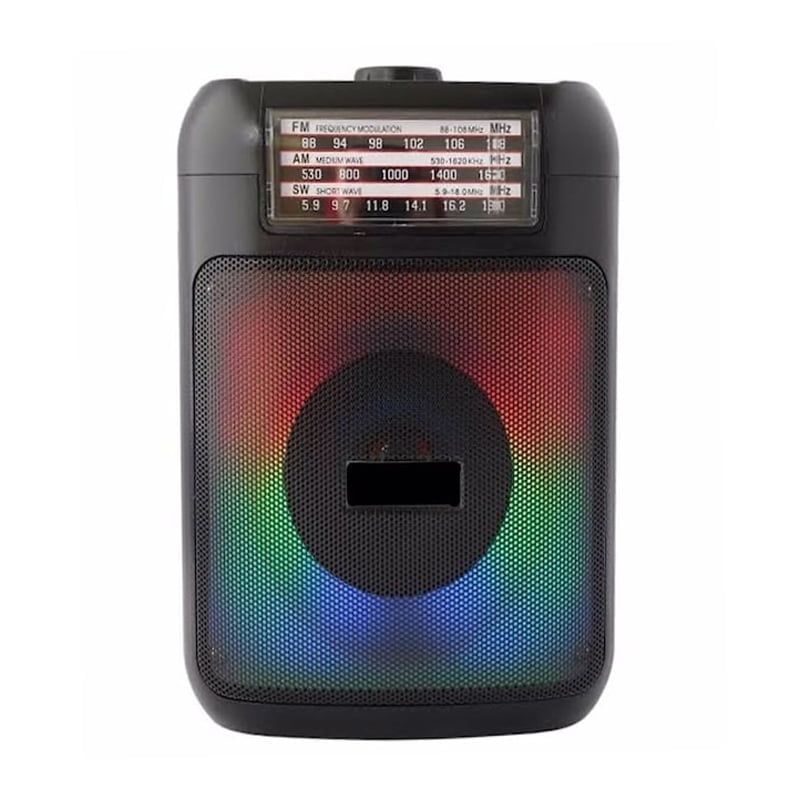 Επαναφορτιζόμενο FM ράδιο 3" KTF-1421 - ΑΜ/FM/SW 3 band radio with USB/TF music player - Μαύρο OEM