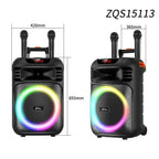 SING-E Φορητό ηχείο με 2 μικρόφωνα ZQS15113 15" 50W - Portable speaker Sing-e
