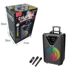 Sing-e Φορητό Ηχείο Karaoke Με Πολύχρωμο Φωτισμό LED 40W ZQS15123 - Colorful Bass Speaker Sing-e