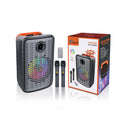 Sing-e Φορητό Bluetooth Ηχείο Karaoke 12" 40W με 2 Ασύρματα Μικρόφωνα & Τηλεχειριστήριο ZQS12156S - 12" 40W Portable Bluetooth Karaoke Speaker with 2 Wireless Microphones & Remote OEM