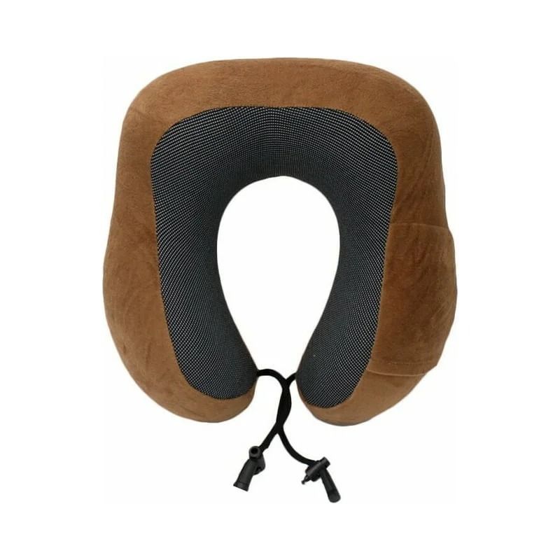 Μαξιλάρι Αυχένα Ταξιδιού Memory Foam - Memory Foam Travel Pillow Neck Support - Ανοιχτό καφέ - Γκρι - Καφέ - Μαύρο - Μπλε - Μπλε σκούρο - Ροζ OEM
