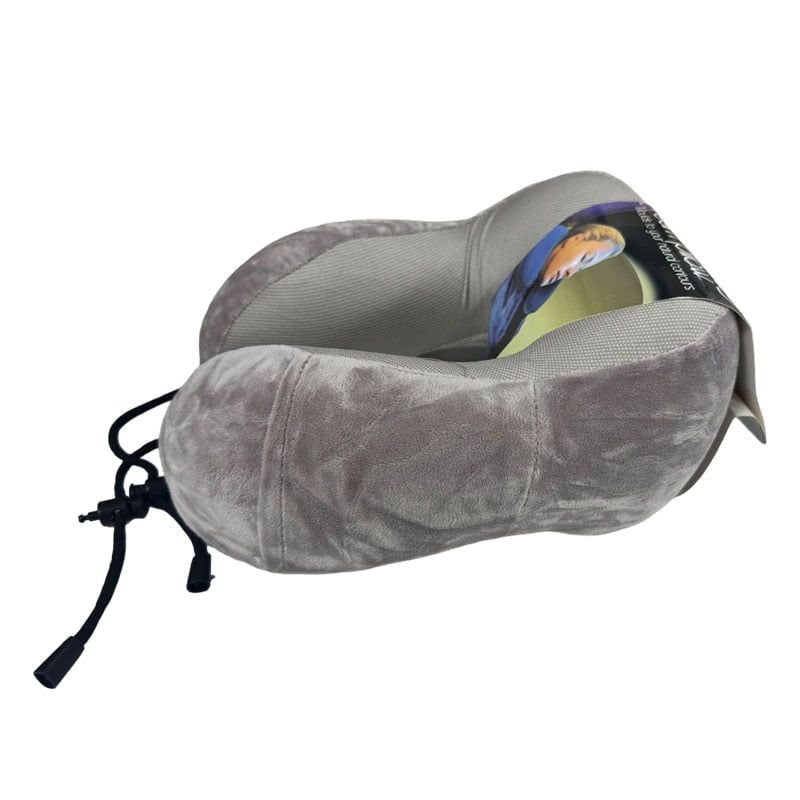 Μαξιλάρι Αυχένα Ταξιδιού Memory Foam - Memory Foam Travel Pillow Neck Support - Ανοιχτό καφέ - Γκρι - Καφέ - Μαύρο - Μπλε - Μπλε σκούρο - Ροζ OEM