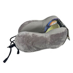 Μαξιλάρι Αυχένα Ταξιδιού Memory Foam - Memory Foam Travel Pillow Neck Support - Ανοιχτό καφέ - Γκρι - Καφέ - Μαύρο - Μπλε - Μπλε σκούρο - Ροζ OEM