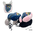 Μαξιλάρι Αυχένα Ταξιδιού Memory Foam - Memory Foam Travel Pillow Neck Support - Ανοιχτό καφέ - Γκρι - Καφέ - Μαύρο - Μπλε - Μπλε σκούρο - Ροζ OEM