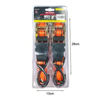 Zhexin Ιμάντας φορτίων 2τεμ 1" x 15FT - Λουριά για στερέωση φορτίου HS-A5-07SP - Ratchet tie OEM