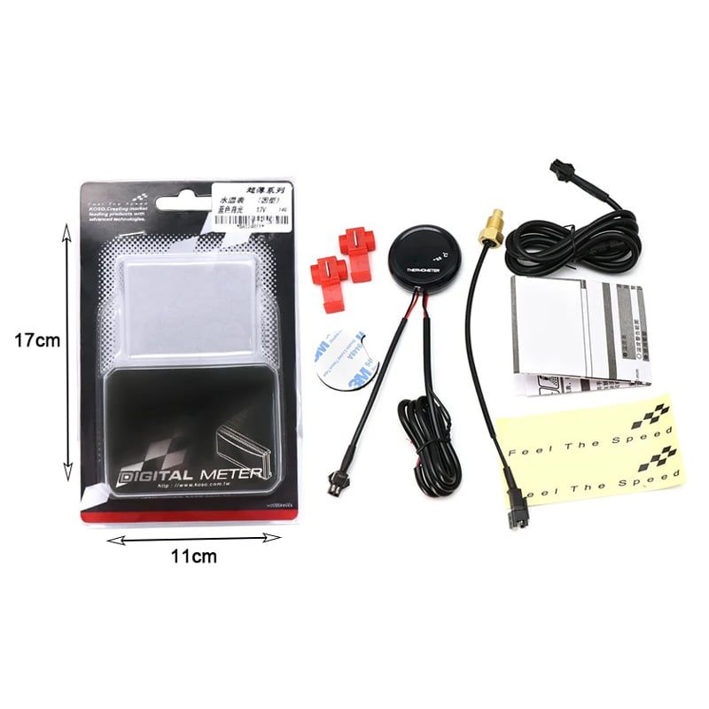 Koso Θερμόμετρο Αυτοκινήτου 12V 25G - Digital Meter Thermometer OEM