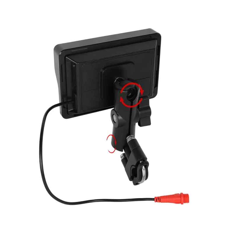 Οθόνη Μοτοσυκλέτας Αδιάβροχη Αφής 5" M550 - Motorcycle audio-visual system OEM