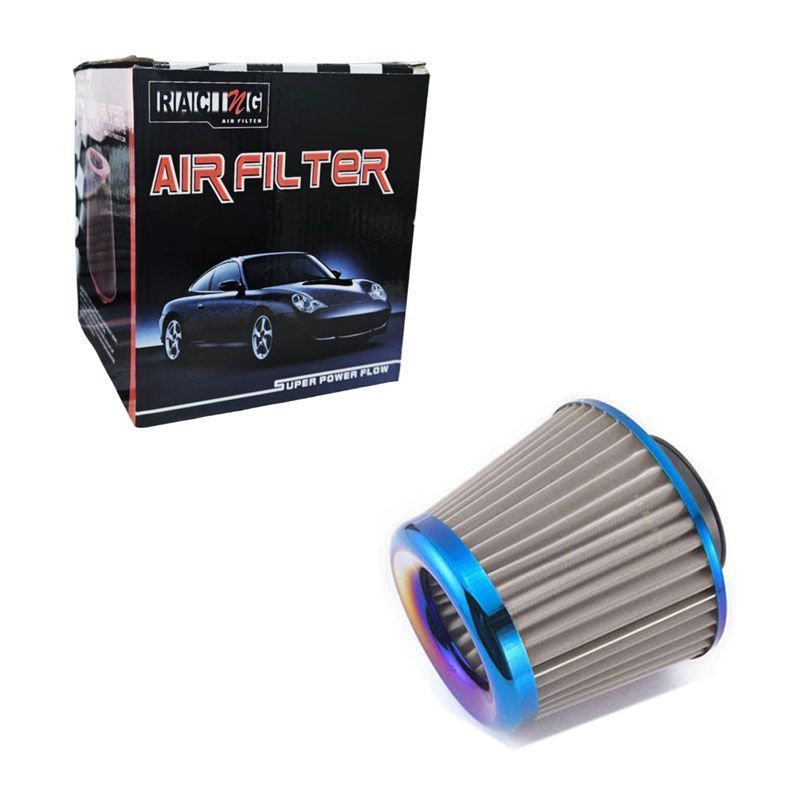 Φιλτροχοάνη Αυτοκινήτου - Φίλτρο αέρα - Air filter super power flow - Γκρι - Κόκκινο - Μπλε OEM