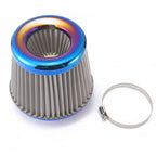 Φιλτροχοάνη Αυτοκινήτου - Φίλτρο αέρα - Air filter super power flow - Γκρι - Κόκκινο - Μπλε OEM