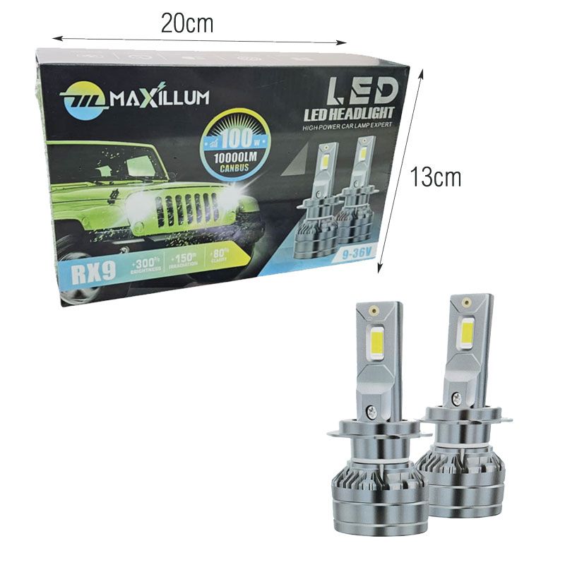 Λάμπες Αυτοκινήτου LED Canbus RX9 10000LM 9-36V H4 - LED Headlight Bulbs OEM